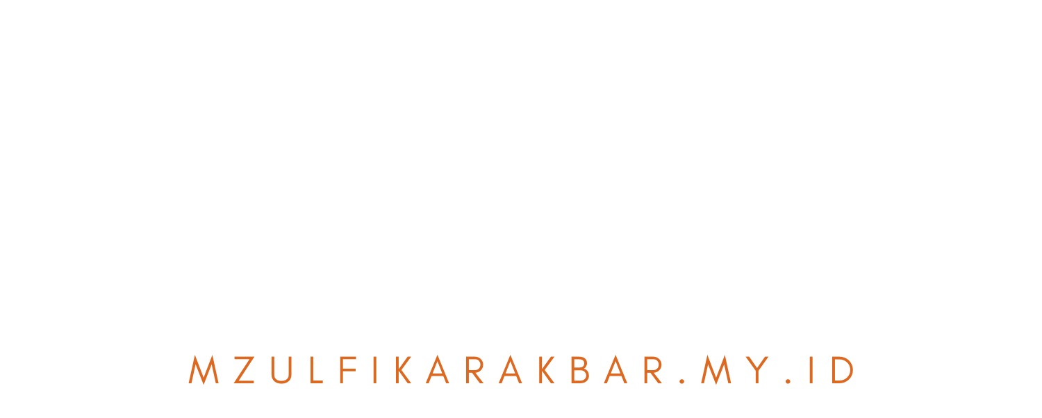 M Zulfikar Akbar Personal Blog
